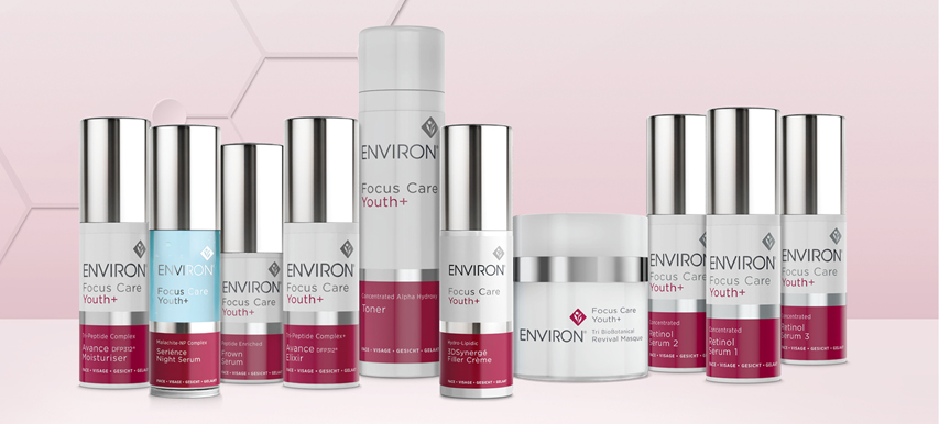 environ products range banner